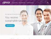 Tablet Screenshot of gmsinsurance.com